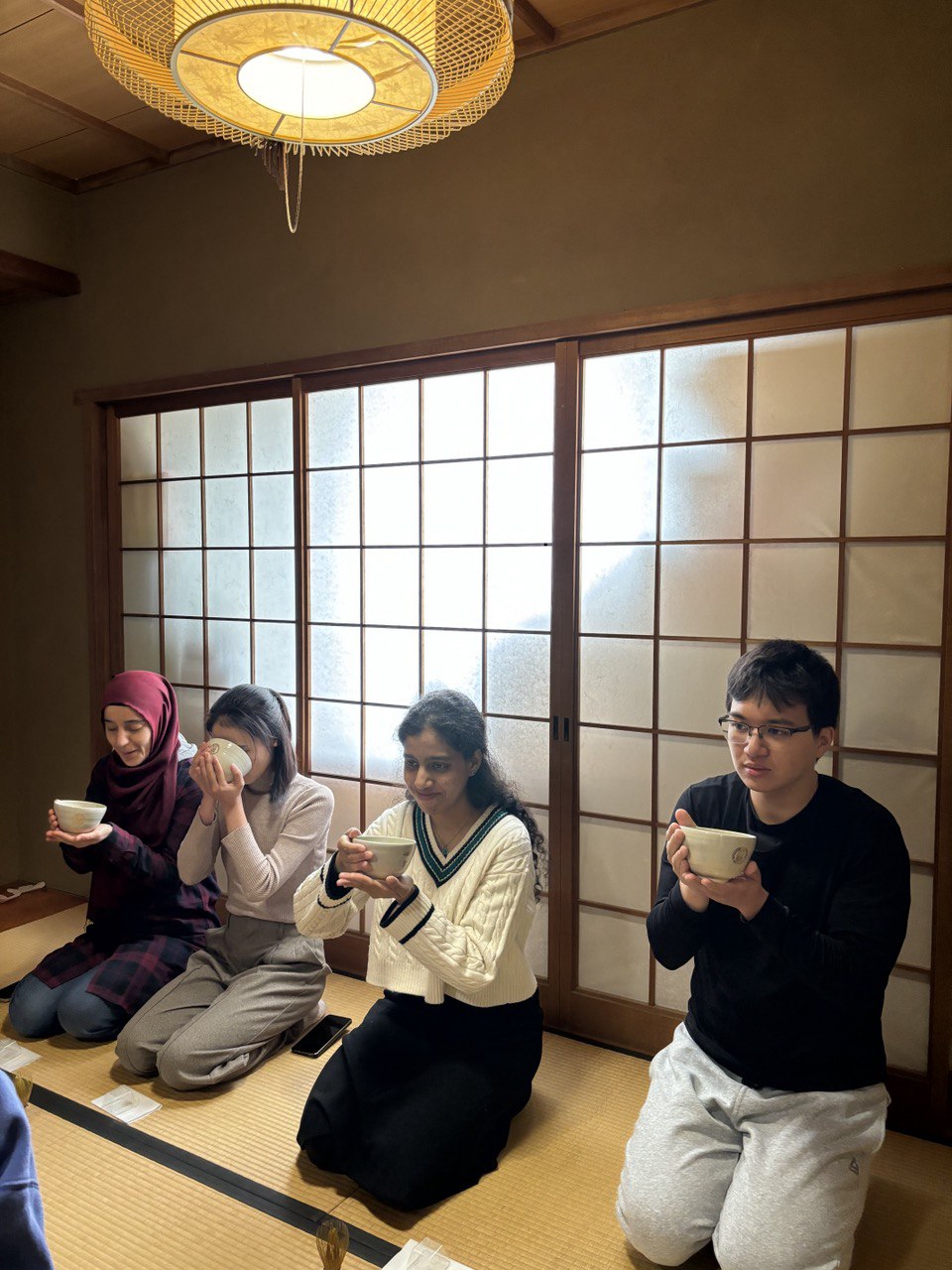 Learning about Japanese tea ceremony etiquette